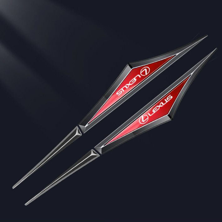 Kreatywne galwanizowane metalowe naklejki samochodowe✨2 szt.✨