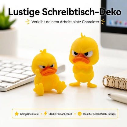 😠 Figurka Angry Duck Desk – Dodaj odrobinę zawadiackiego charakteru swojemu biurku! 🐥