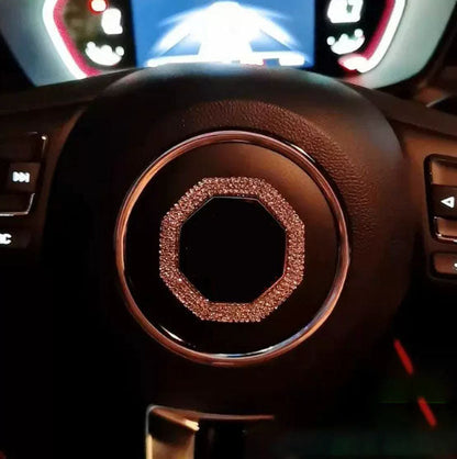 Naklejka kryształowa na kierownicę