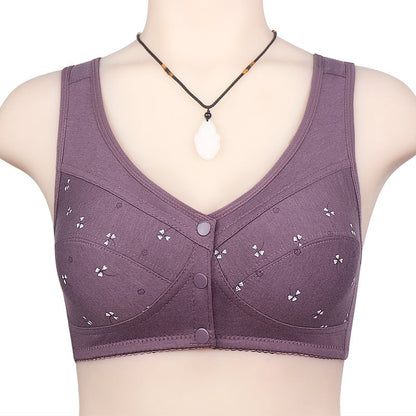 Kup 2 i otrzymaj 1 gratis - Bawełniany biustonosz z zapięciem z przodu