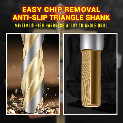 Wiertło trójkątne ze stali wolframowej o wysokiej twardości