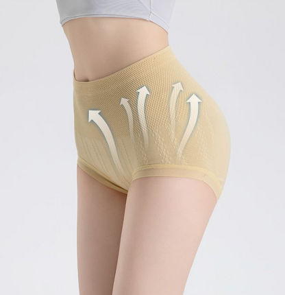 🔥🩲(7 sztuk) Ostatni dzień – 50% zniżki – Antybakteryjne majtki wyszczuplające brzuch z wysokim stanem