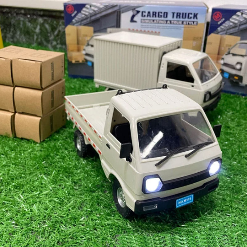 🔥🎁 Zabawka w postaci ciężarówki kontenerowej, zdalnie sterowanej i ładowalnej 🎮🚚