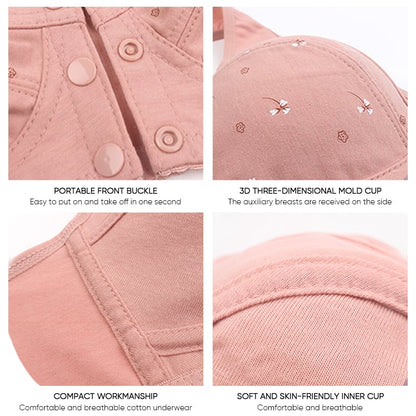 Kup 2 i otrzymaj 1 gratis - Bawełniany biustonosz z zapięciem z przodu