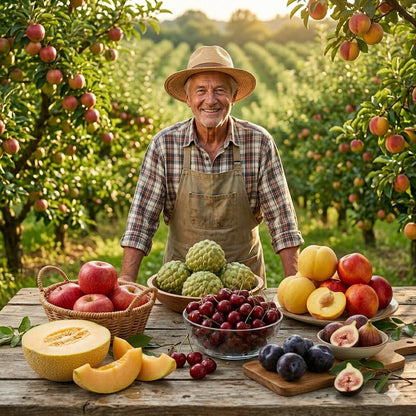 🍃 Seria Heirloom Manor: Zestaw 13 wybranych nasion owoców (bez GMO) 🌳 – Najlepiej sprzedający się produkt