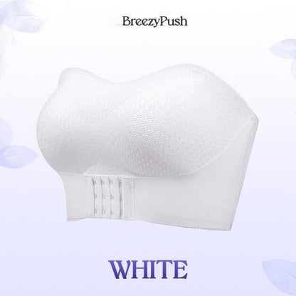 ✨ Kup 2 i odbierz 60 PLN zniżki ✨ Oddychający, antypoślizgowy biustonosz powiększający piersi bez ramiączek z przednim guzikiem