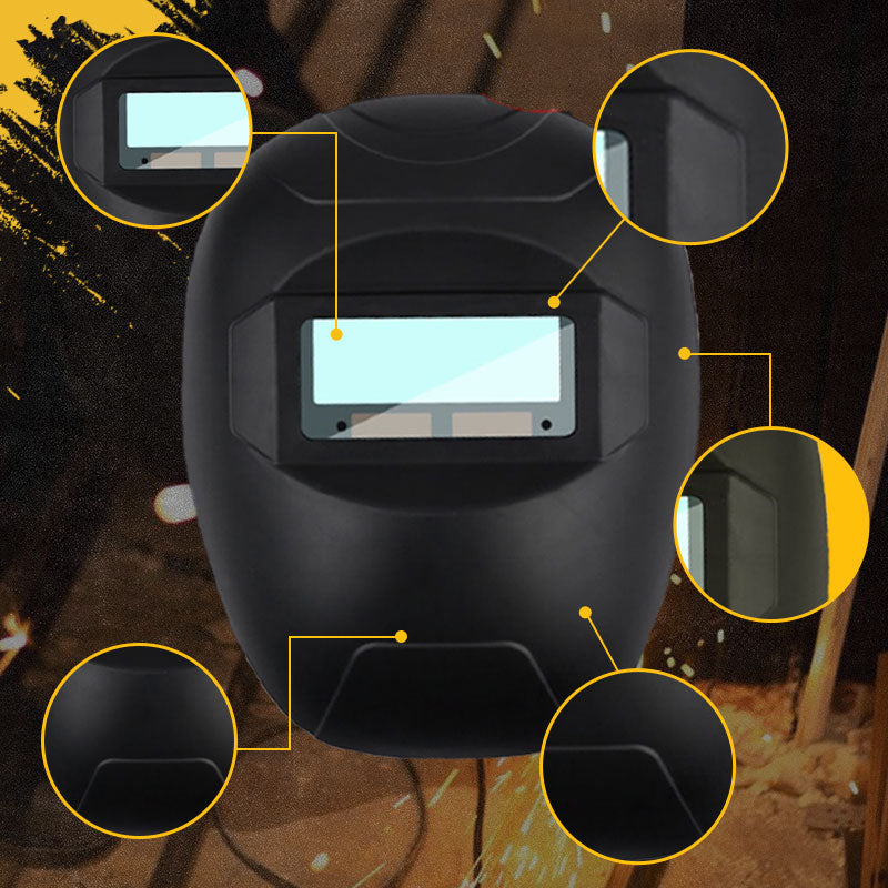 Lekka i wytrzymała maska spawalnicza 2 w 1 i okulary ochronne