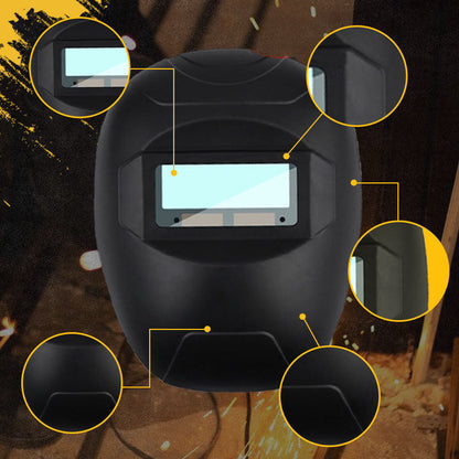 Lekka i wytrzymała maska spawalnicza 2 w 1 i okulary ochronne