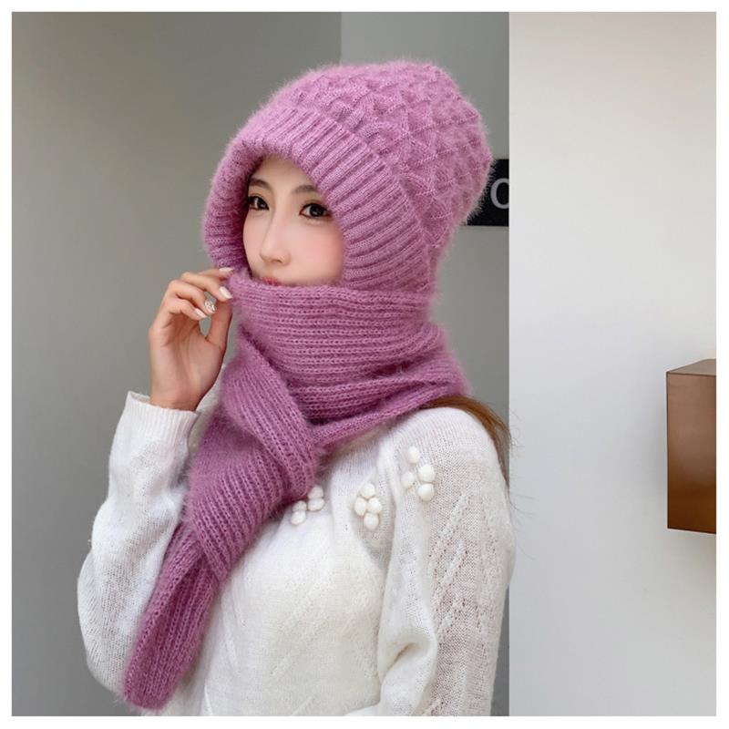 Zintegrowana ochrona słuchu Czapka wiatroszczelna Szalik