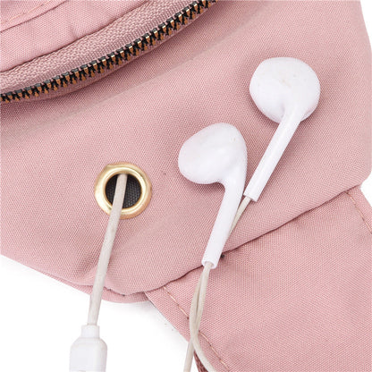 💥Wielokieszeniowa torba na zamek z otworem na kabel