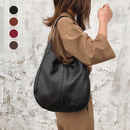 【Nowości 2024】 Damskie torby na ramię w stylu vintage z miękkiej skóry o dużej pojemności