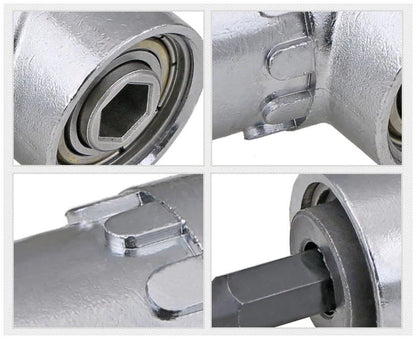 【👍Obowiązkowa pozycja dla miłośników rzemiosła】🔧Wiertła kątowe 105° – przedłużki – adaptery do kluczy