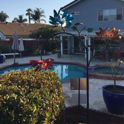 🎁2025 Gorąca wyprzedaż🎁💥- Piękny letni wielokolorowy wiatraczek z kwiatami