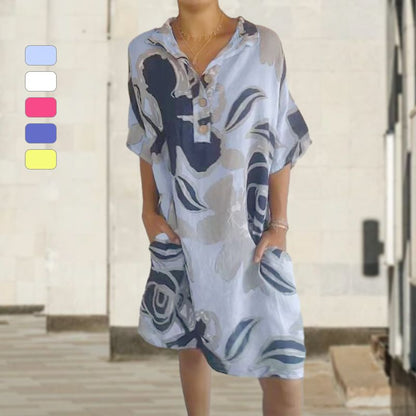 🔥Elegancka sukienka casualowa z nadrukiem dla kobiet