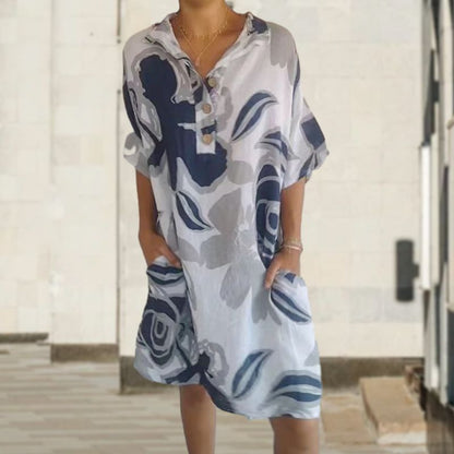 🔥Elegancka sukienka casualowa z nadrukiem dla kobiet