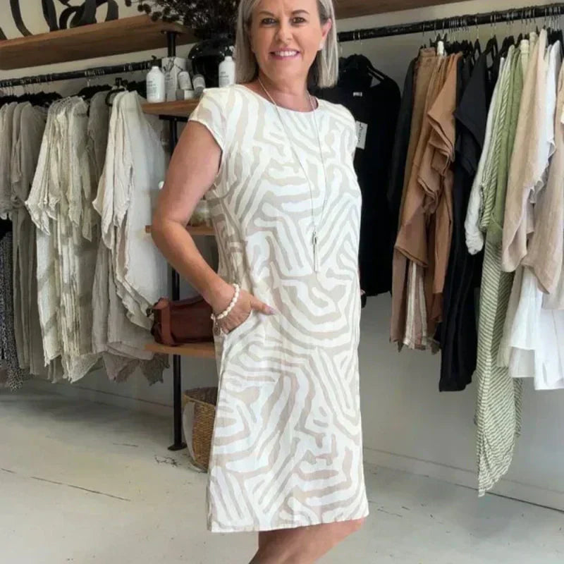 🎁2025 Bohemian Vintage drukowane sukienki casualowe👗