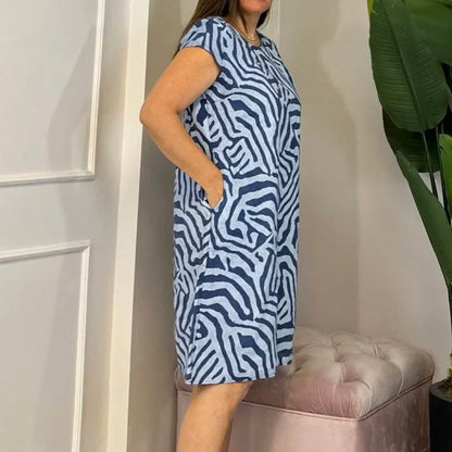 🎁2025 Bohemian Vintage drukowane sukienki casualowe👗