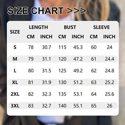 🍁Jesienne nowości🍁-Damski płaszcz średniej długości z klapami i guzikami, na co dzień