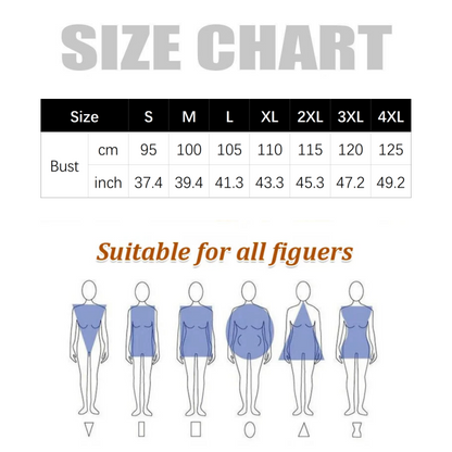 【✨Nowości 2024】🍁Swobodna, luźna sukienka midi w dużych rozmiarach