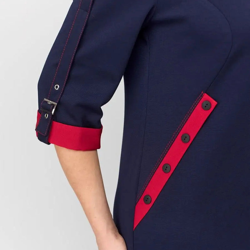 Damska sukienka z najwyższej półki, zapinana z boku na zamek