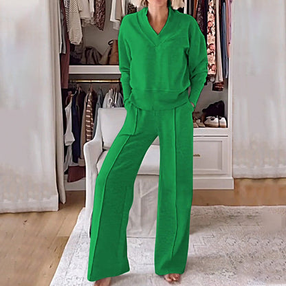 Damski zestaw na co dzień 💕 (top + spodnie)