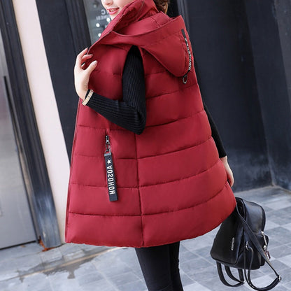 ⭐Oferta limitowana💥Damska kurtka bez rękawów, zapinana na długi zamek