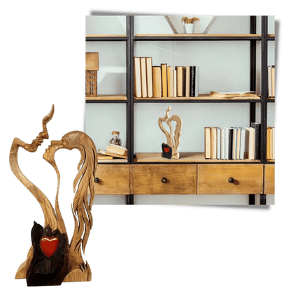 Para Miłość Drewniane Dekoracje Ozdoby, Kreatywna Sztuka Dekoracyjna