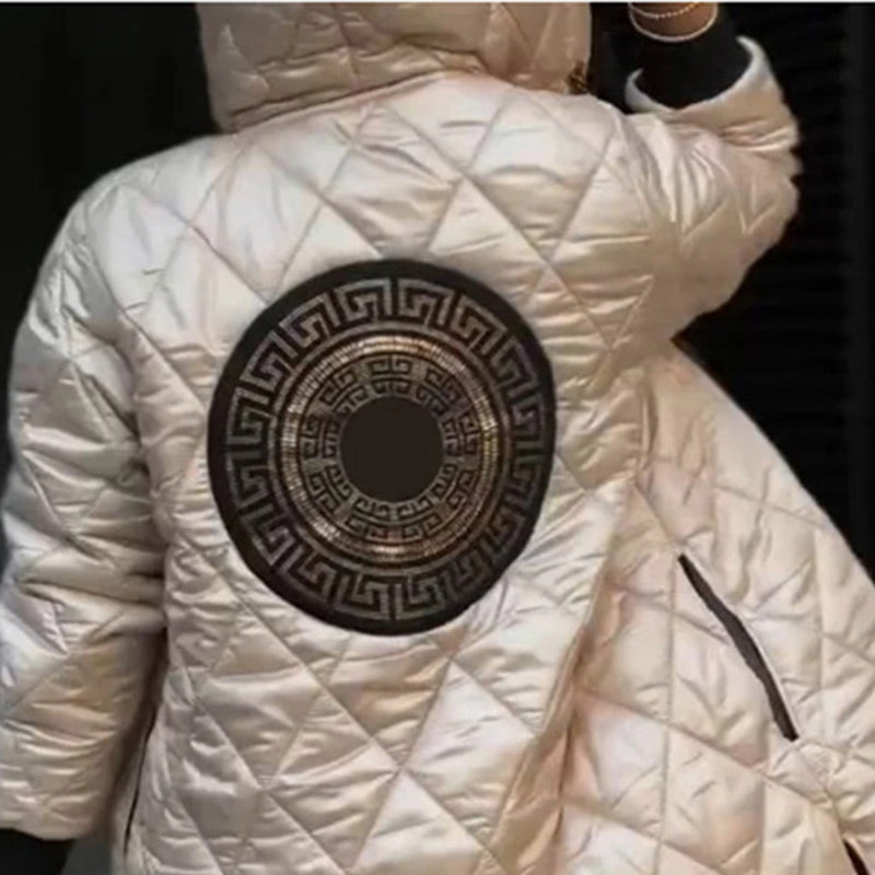 ❄️ Zimowe promocje ❄️Zapinana na zamek, ciepła, ocieplana kurtka dla kobiet.