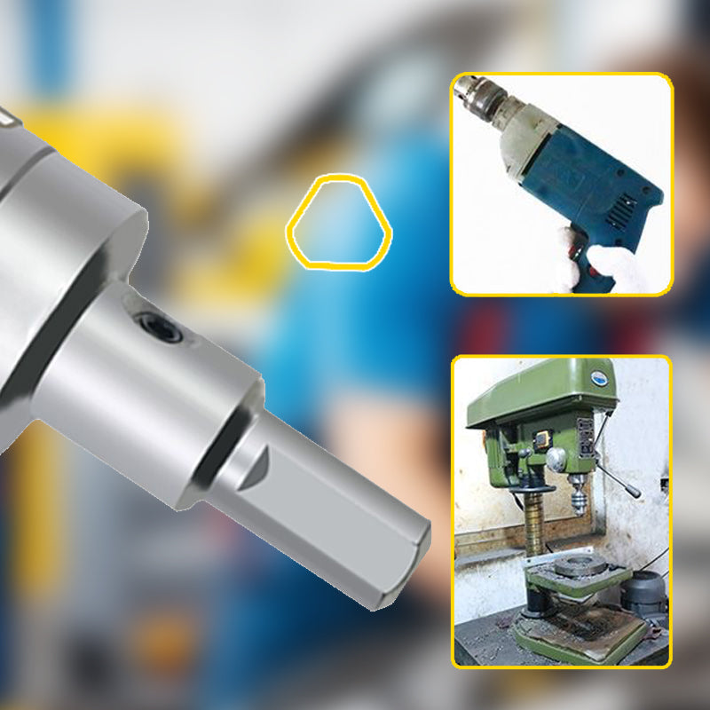 【✨Zwiększona wydajność】🔧Otwornica do metalu z końcówką z węglika spiekanego