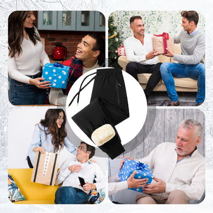 Wygodne spodnie męskie z pluszową podszewką