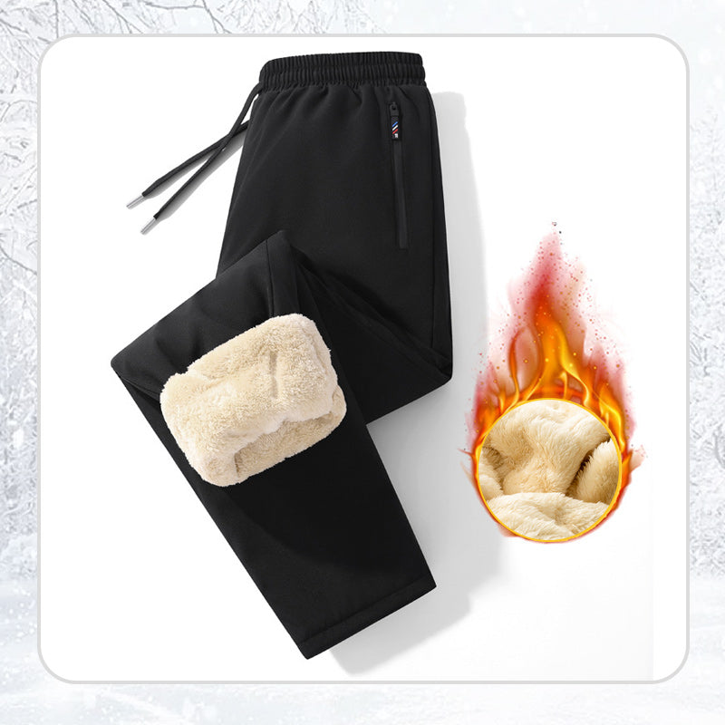 Wygodne spodnie męskie z pluszową podszewką