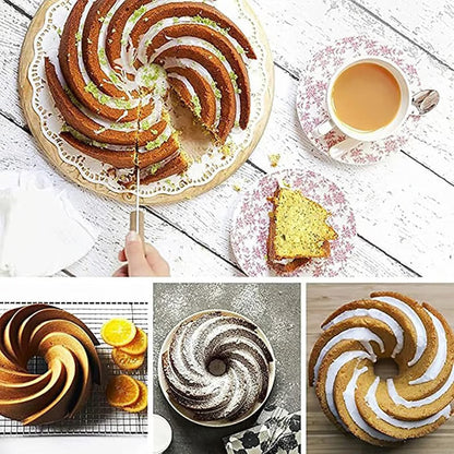 Zestaw silikonowych foremek do ciasta do łatwego pieczenia