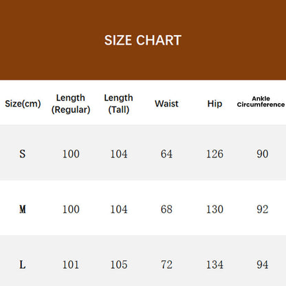 【SL】💞Spodnie z szeroką nogawką i prostymi nogawkami z wysokim stanem