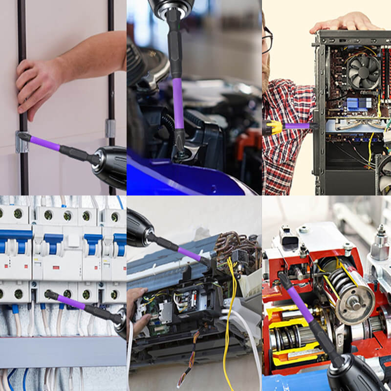 Końcówki wkrętakowe Phillips i płaskie dla elektryków