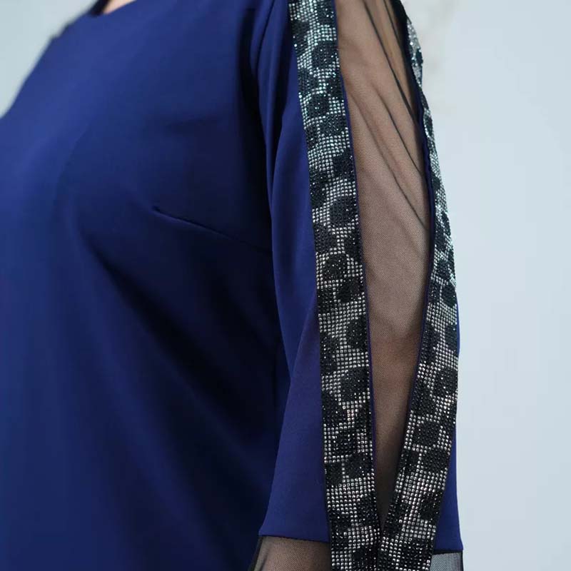 Nowa elegancka sukienka patchworkowa