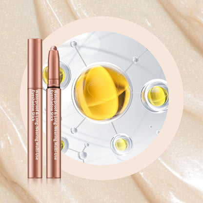 💗Kup 1, a 2 dostaniesz gratis💗Perłowy matowy wielokolorowy rozmazany cień do powiek w kredce