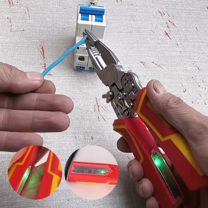 🧰8 w 1 wielofunkcyjny ściągacz do przewodów z pomiarem elektrycznym