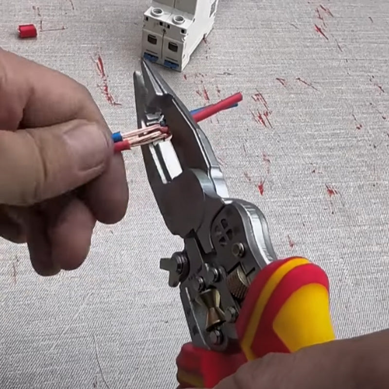 🧰8 w 1 wielofunkcyjny ściągacz do przewodów z pomiarem elektrycznym