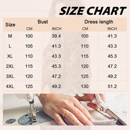 🌸Bardzo długa sukienka z marmurkowym nadrukiem