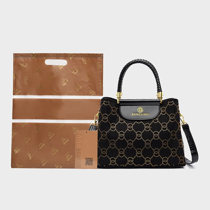 🔥Luksusowa damska torebka z 3 przegrodami i paskiem na ramię