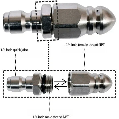 💝Mocna dysza do czyszczenia i udrażniania rur💥