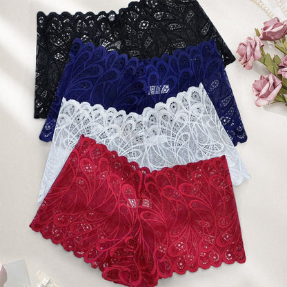 Damskie seksowne koronkowe majtki z wysokim stanem【💥 Kup 1, a 2 dostaniesz gratis】