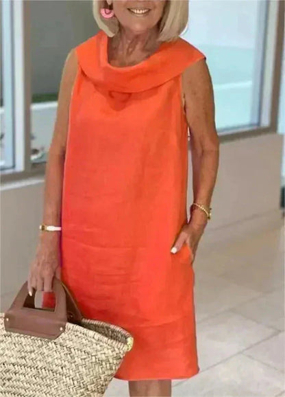 💖Limitowana wyprzedaż 49% TANIEJ💖Letnia sukienka z kołnierzykiem z falbanką