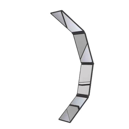 Wielokątowe składane lusterko do samodzielnej stylizacji - Dostępny widok z tyłu głowy