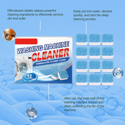 ✨Silnie działające tabletki do czyszczenia pralek -Szybkie czyszczenie✨