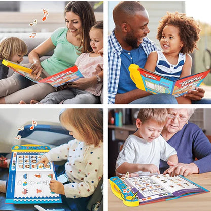 🎄[Najlepszy prezent dla dzieci] Inteligentna książka do nauki wymowy mowy
