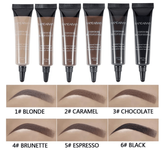 ✨ KUP 2, DOSTAŃ 1 GRATIS! 💕 Profesjonalny Wodoodporny Żel do Brwi z Kolorem – Naturalny Wygląd, Długotrwały i Odporny na Rozmazywanie ✨