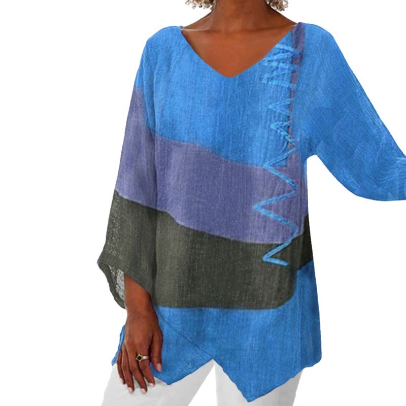 【M-4XL】🌸Koszulka z długim rękawem w stylu vintage z nadrukiem