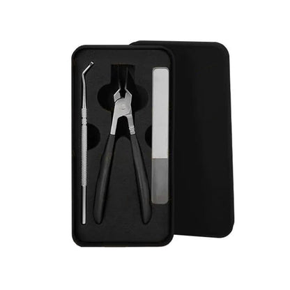 2025 Połowa ceny 🔥 Odporne na zachlapanie 25° obcinacze do paznokci ze ściętymi końcami, zestaw 3 sztuk