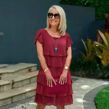 🔥Sukienka casualowa dla kobiet z falbankami